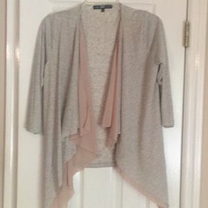 Oatmeal 3/4 sleeve cardigan